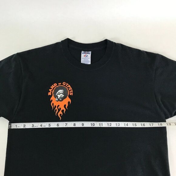 Jerzees Jimi Hendrix Band of Gypsys T-Shirt Men's Medium Black Crew Neck Music - Picture 6 of 9